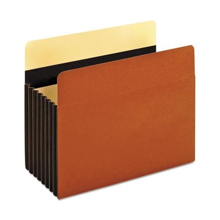 Tops Business Forms Pendaflex, HEAVY-DUTY FILE POCKETS, 7in EXPANSION, LETTER SIZE, REDROPE, 5PK 15444HD